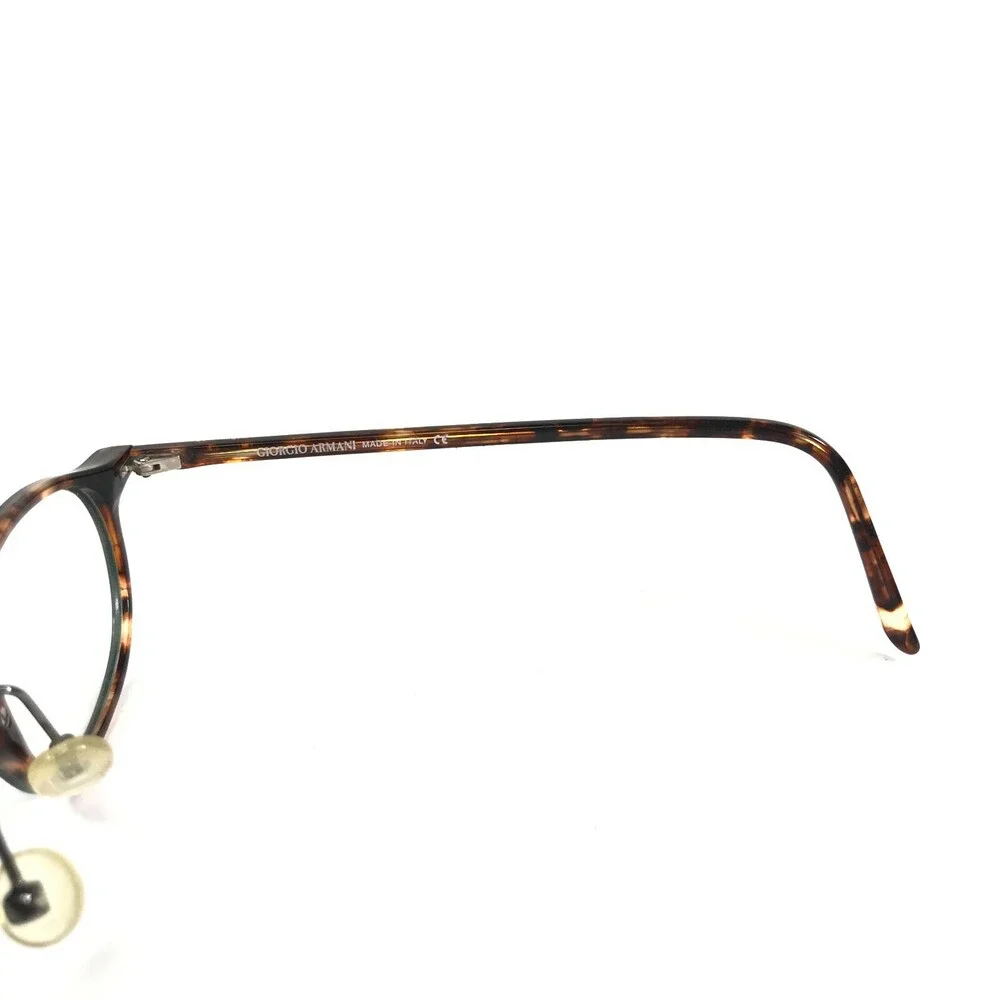 Giorgio Armani 2008 355 Eyeglasses Frames Green Tortoise Round Oval 47-21-140